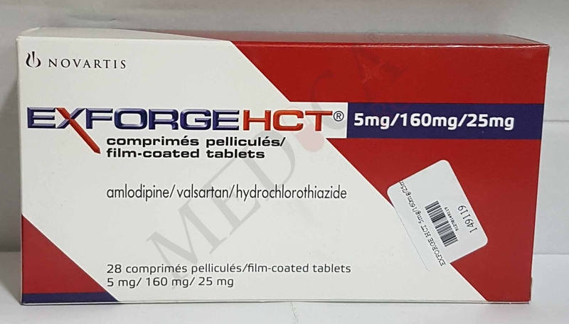 Exforge HCT 5/160/25mg